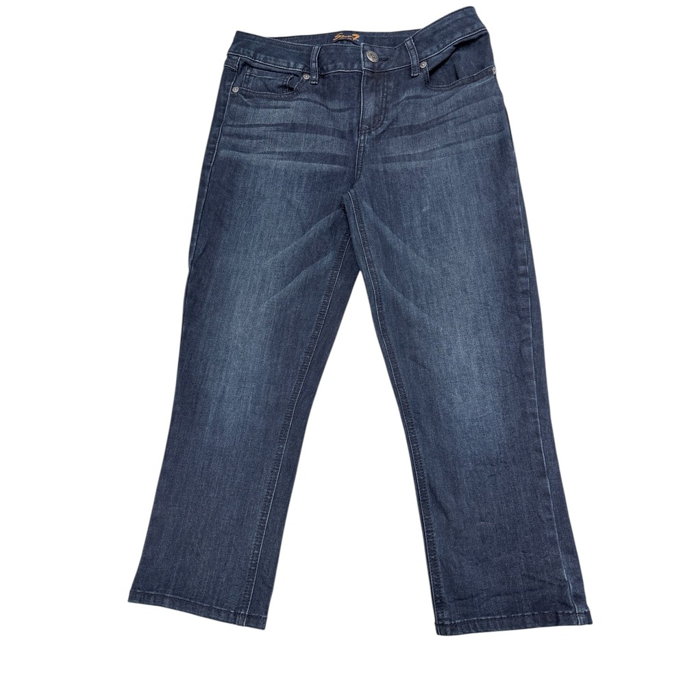 Seven7 Womens Skinny‎ Jeans Size 8 Dark Wash Stretch Denim